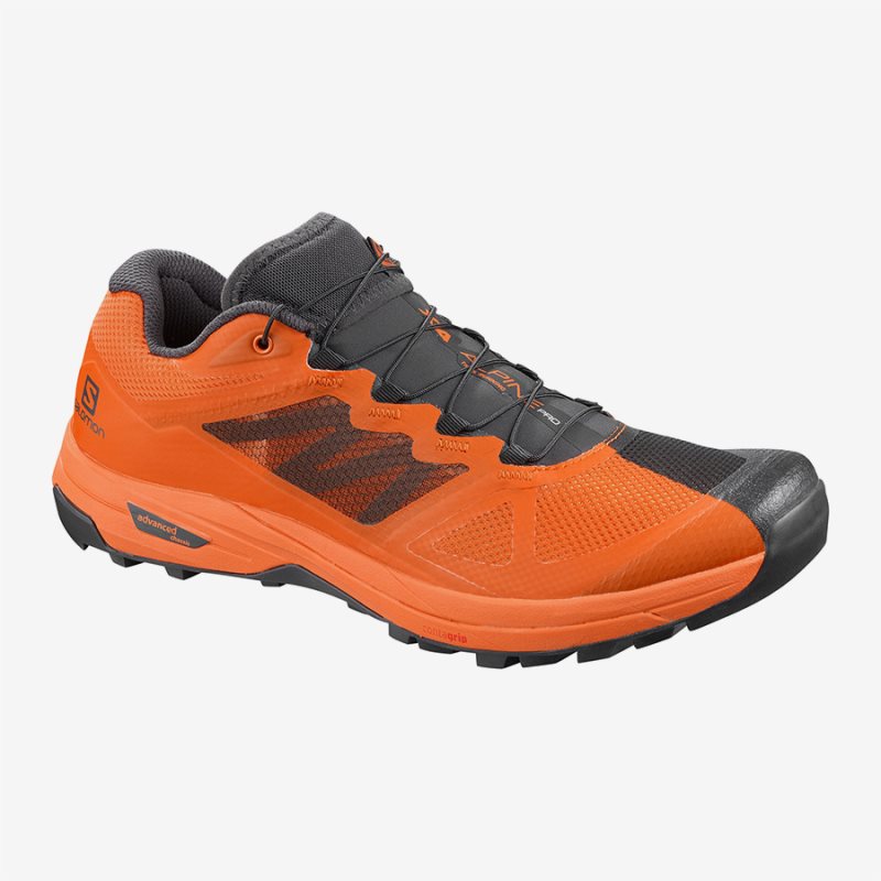 Salomon X ALPINE PRO Mens Hiking Shoes Orange | Salomon South Africa